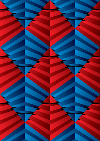 3d pyramids seamless background, vector.のイラスト素材