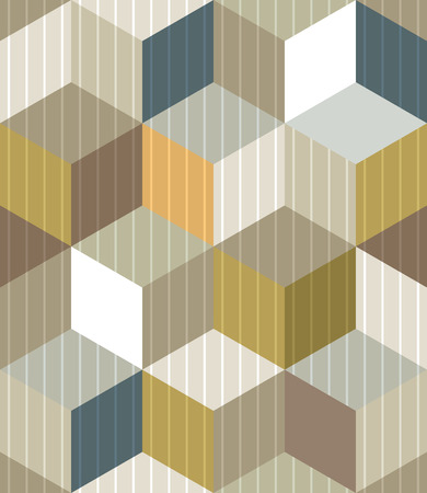 Cubes seamless pattern, vector background eps 10.のイラスト素材