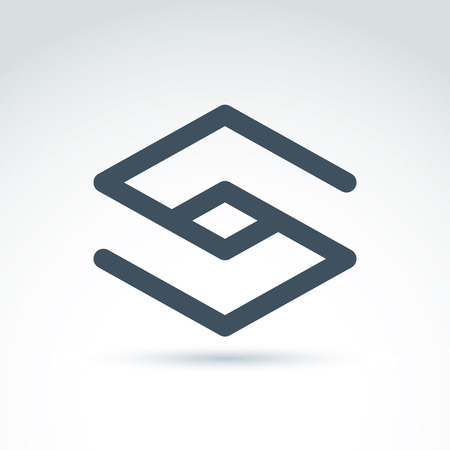 Vector abstract icon, abstract symbol.のイラスト素材