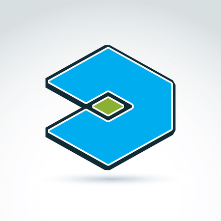 Abstract icon, abstract symbol, vector graphic design element.のイラスト素材