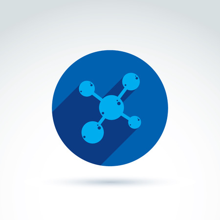 Molecule vector icon.のイラスト素材