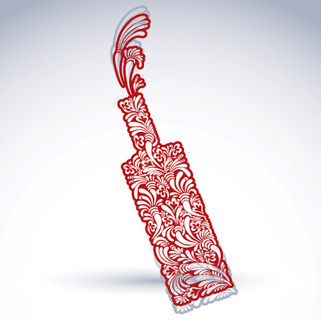 Celebration theme art symbol, stylish alcohol bottle with flowery pattern and bright splash. Holiday and event idea, lounge design element.のイラスト素材