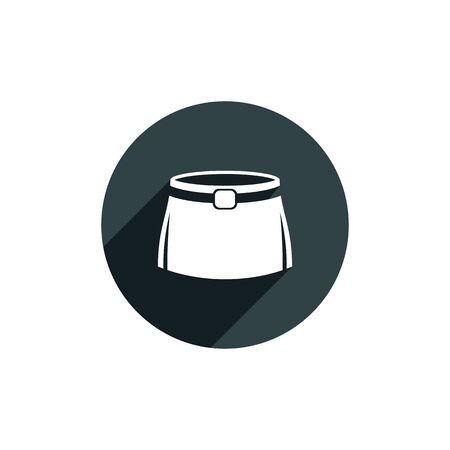 Skirt vector icon isolated.のイラスト素材