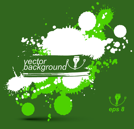 Colorful watercolor graffiti splash overlay elements, expressive paint seamless backdrop, spotted wallpaper.のイラスト素材