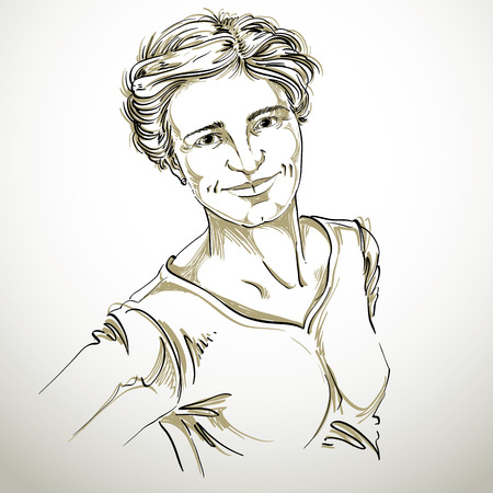 Artistic hand-drawn vector imageのイラスト素材