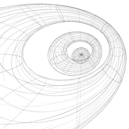 3D mesh modern stylized abstract background, monochrome geometric futuristic symbol with lines mesh. Engineering backdrop, can be used in web and graphic design.のイラスト素材