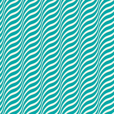 Vector ornamental continuous background made using undulate diagonal stripes. Bright composition can be used as wallpaper pattern.のイラスト素材