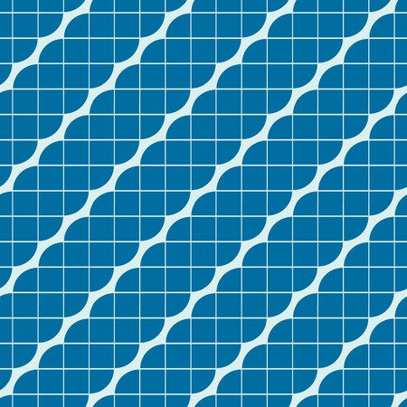 Vector ornamental continuous background made using undulate diagonal lines. Bright composition can be used as wallpaper pattern.のイラスト素材