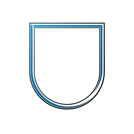 Luxury frame with empty copy-space, vector security shield or shelter.のイラスト素材
