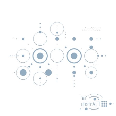 Futuristic abstract vector technology background. Mechanical engineering wallpaper.のイラスト素材