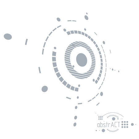 Futuristic abstract vector technology background. Mechanical engineering wallpaper.のイラスト素材