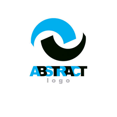 Vector abstract geometric shape best for use as creative business logo.のイラスト素材