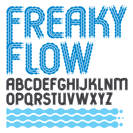 English alphabet letters design collection.のイラスト素材