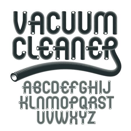upper case modern alphabet letters set.のイラスト素材