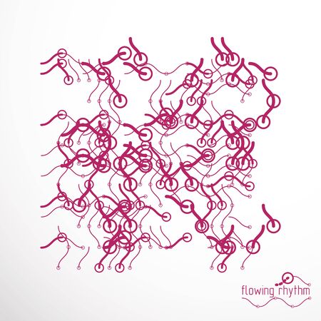 Abstract wavy lines rhythm pattern.のイラスト素材