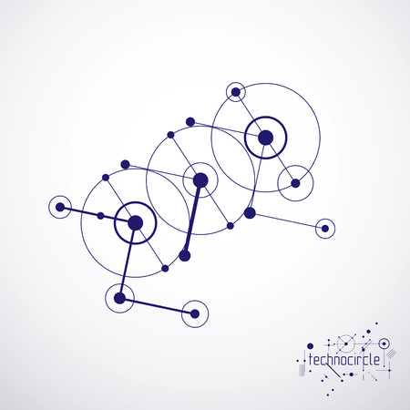 Trigonometric abstract shape design.のイラスト素材