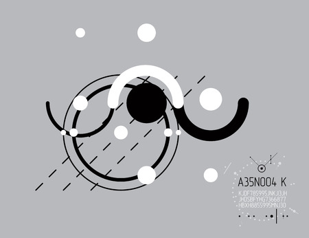 Abstract geometric pattern illustration.のイラスト素材