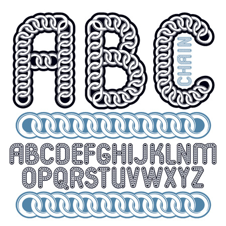 Font script from a to z.のイラスト素材