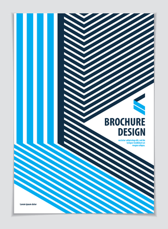 Future geometric design template. Abstract striped textured geometric vector pattern.のイラスト素材