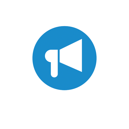 Finance icon. Vector illustration isolated on white background. Loudspeaker symbol.のイラスト素材