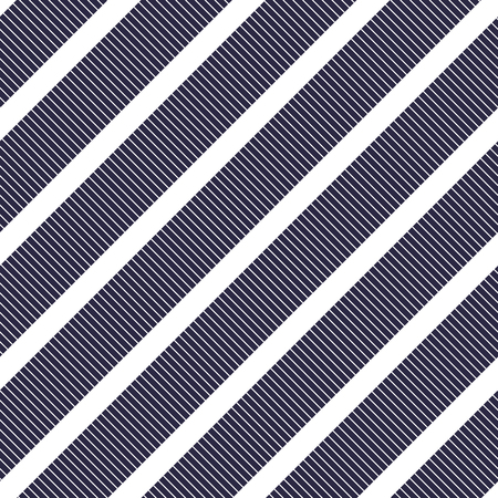 Seamless dashed lines vector minimalistic pattern, abstract background. Simple geometric design. Diagonal parallel stripes. Single color, black and white.のイラスト素材