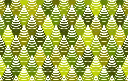 Cones op art seamless vector background, repeat tiling optical illusion pattern, textile or wrapping...