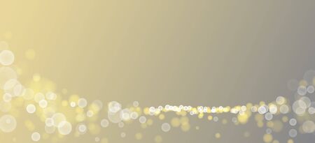 Beautiful bokeh blurred lights vector abstract background with defocused transparent lights effect with copy space frame.のイラスト素材
