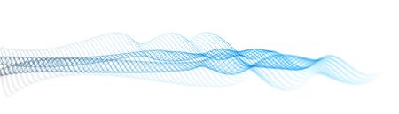 Particles wave big data flow vector abstract beautiful background, technology and science...