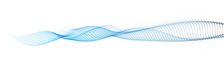 Particles wave big data flow vector abstract beautiful background, technology and science...
