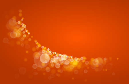 Bright blurred lights vector transparent effect illustration, abstract bokeh background with depth of field effect with copy space frame.のイラスト素材