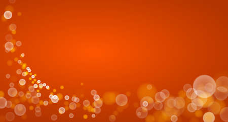 Beautiful bokeh blurred lights vector abstract background with defocused transparent lights effect with copy space frame.のイラスト素材