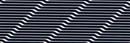 Geometric wavy lines seamless pattern vector, 3D dimensional endless background wallpaper design...