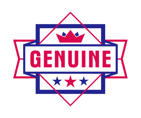 Vector premium exclusive label isolated on white background, product logo or badge best price, vintage style genuine badge, guarantee symbol.のイラスト素材