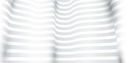 Abstract lines in 3D perspective vector monochrome background, dimensional illustration mockup.のイラスト素材