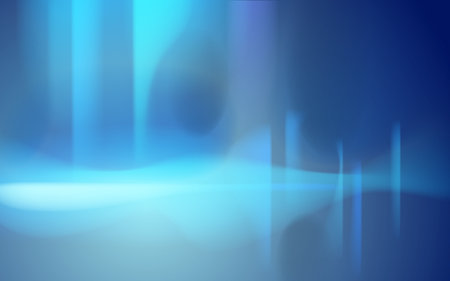 Blurred city background defocused beyond the window, vector illustration out of focus night or evening city dynamic lights.のイラスト素材