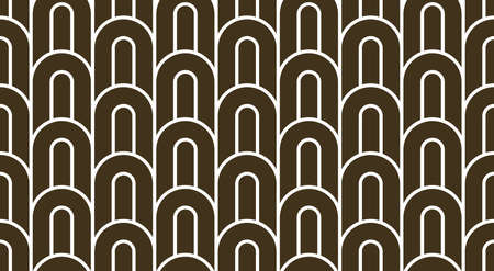 Seamless pattern with twisted lines, vector linear tiling background, stripy weaving, optical maze, twisted stripes.のイラスト素材
