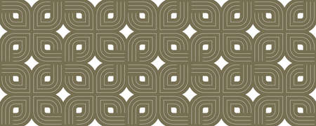 Lattice geometric seamless pattern vector design, trendy retro style minimal grid tiling, monochrome...