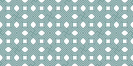 Geometric seamless pattern, vector trendy vintage tiling endless background, geometrical decorative grid.のイラスト素材