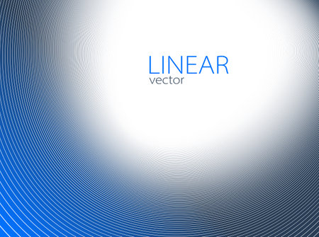 Blue lines in 3D perspective vector abstract background, dynamic linear minimal design, wave lied pattern in dimensional and movement.のイラスト素材