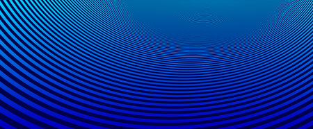 Linear abstract background, vector design 3D lines in perspective, curve and wave lines in motion,...