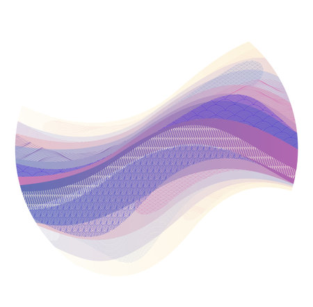 Nature art oriental Japanese style vector abstract background in a shape of circle, runny like water shapes and lines with textures.のイラスト素材