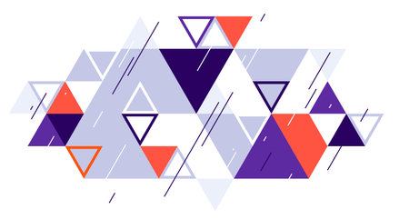Abstract vector background, geometric wallpaper dynamic art, artistic pattern composition, creative...