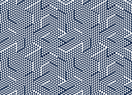 Seamless cubes vector background, rhombus and triangles boxes repeating tile pattern, 3D...