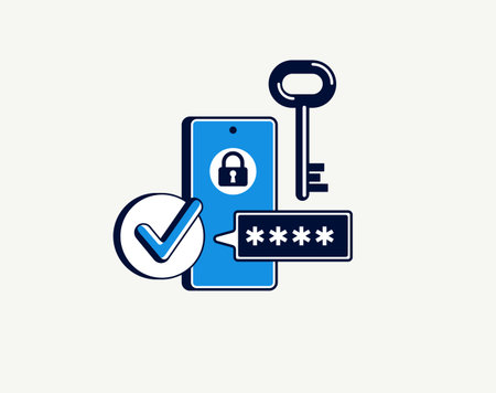 Security and cybersecurity vector detailed icon.