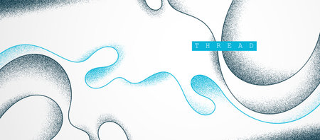 Antistress concept vector abstract background, thin curvy lines and textures minimal abstraction,...