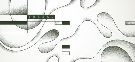 Soft and relaxing vector linear abstract background, curvy lines artistic abstraction, minimal flowing lines and textures, elegant wave stripes, flowy modern graphics.のイラスト素材