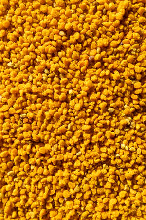 Fresh bee pollen, a source of vegetarian protein.の写真素材