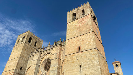 SigÃ¼enza, town of Guadalajara in Castilla la Mancha, Spainの写真素材