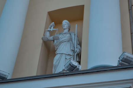 Senate square 1, Saint Petersburg, Russia, 11.10. Constitutional Court of the Russian Federation....