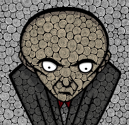 Boss in textureのイラスト素材